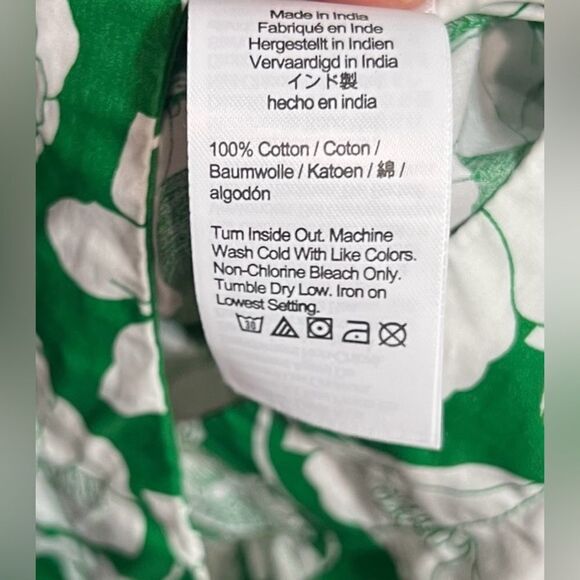 J.Crew V-neck tunic dress in Kelly floral cotton poplin - Picture 7 of 7